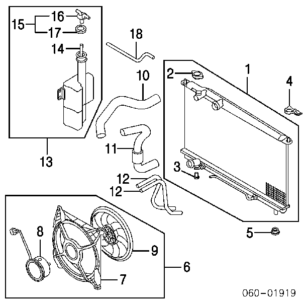 2523138000 Hyundai/Kia Ventilador (roda de aletas) do radiador de esfriamento