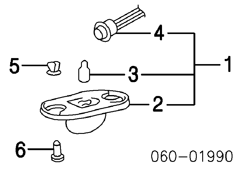 9250125000 Hyundai/Kia Lanterna da luz de fundo de matrícula traseira