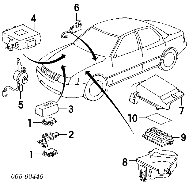 8592614020 Toyota Relê da luz