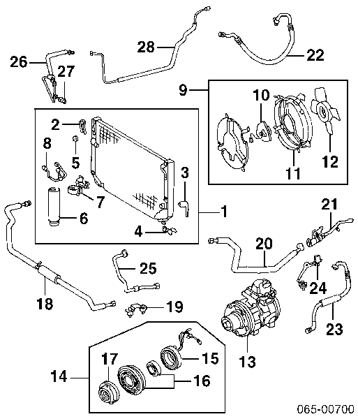 Compre Compressor de aparelho de ar condicionado Toyota SUPRA 