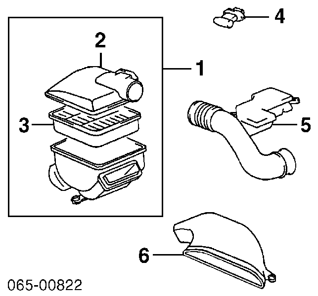 1780150030 Toyota Filtro de ar