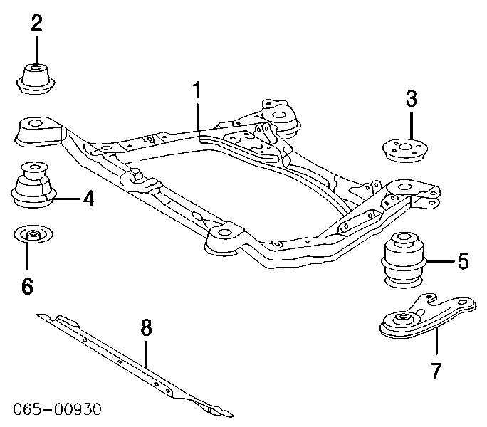 5144148010 Toyota Proteção de motor dianteira