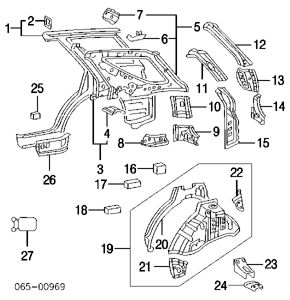 Alcapão do tanque de combustível para Lexus RX 300 MCU15