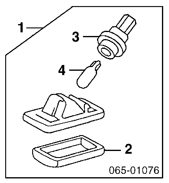 8127160331 Toyota Lanterna da luz de fundo de matrícula traseira