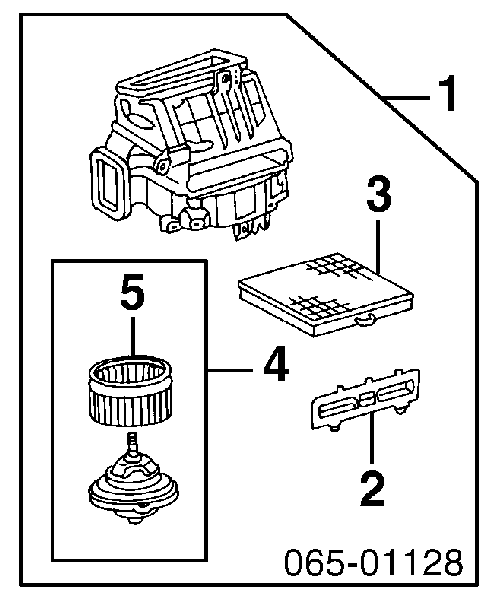 91175896 General Motors Motor de ventilador de forno (de aquecedor de salão)