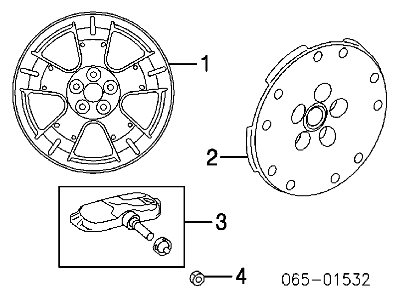 9094205029 Toyota Válvula de controlo de pressão de ar no pneu