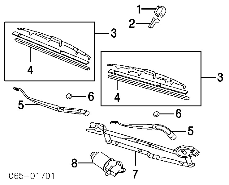 Sensor de chuva para Toyota Camry V V30