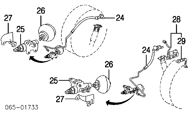 4890660010 Toyota Barra traseira de sensor do nível de posição de carroçaria