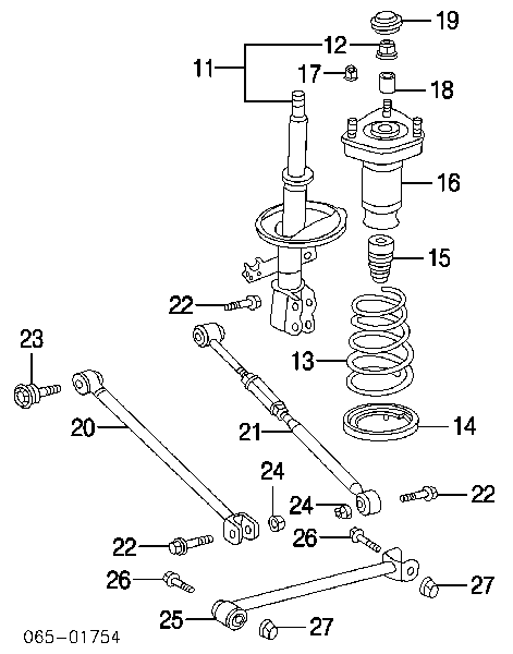Barra transversal de suspensão traseira Toyota 4873048070 preço, a partir de 43,03 USD