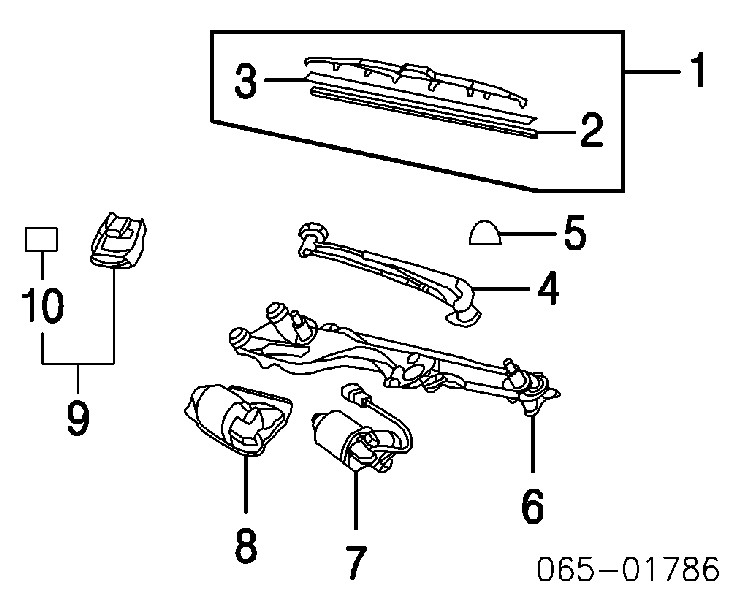 8994450010 Toyota Chapa de sensor de chuva