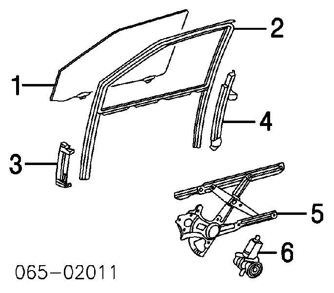 8571050080 Toyota Motor de acionamento de vidro da porta dianteira direita