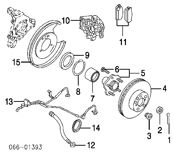 400730L700 Nissan/Infiniti Cubo traseiro
