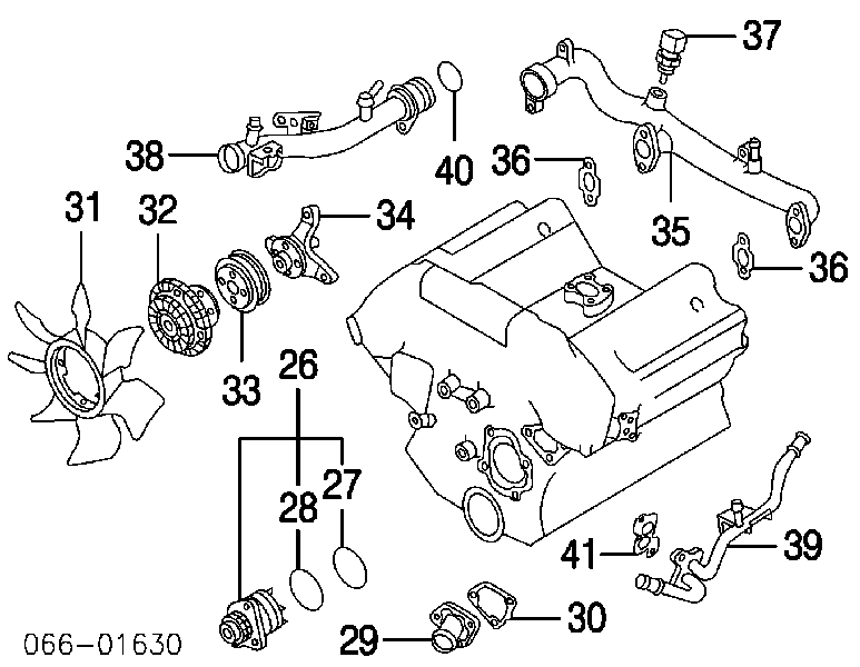2120031U13 Nissan/Infiniti Termostato