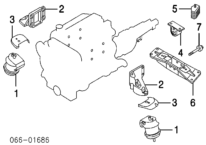 Coxim (suporte) esquerdo/direito de motor Nissan/Infiniti 11220AM600 preço, a partir de 43,07 USD
