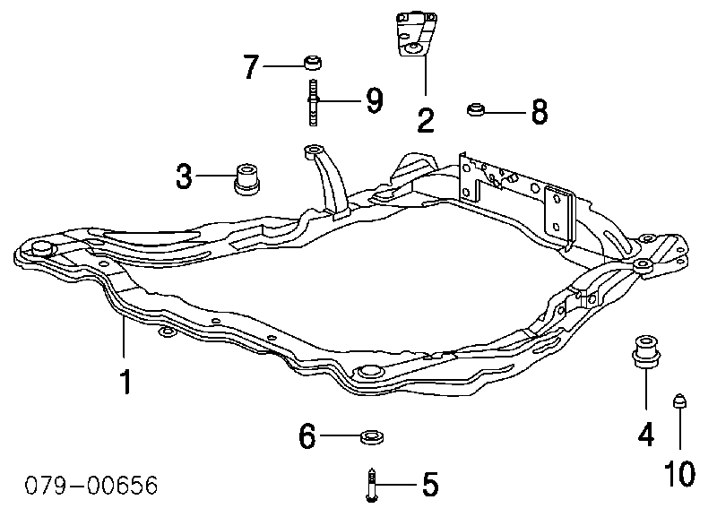 Viga de suspensão dianteira (plataforma veicular) para Hyundai Sonata IV EU4