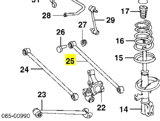 Barra transversal de suspensão traseira Toyota 4873048050 preço, a partir de 33,22 USD