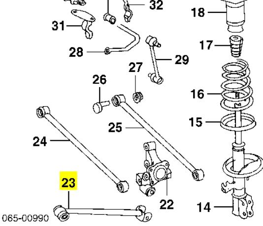 Barra longitudinal de suspensão traseira Toyota 4878048010 preço, a partir de 61,02 USD