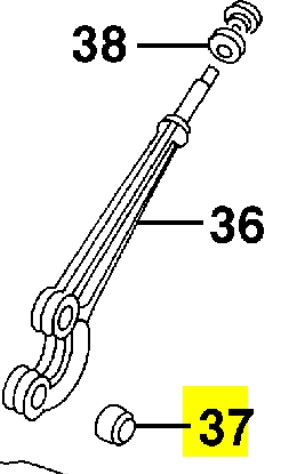Bloco silencioso radial de braço oscilante (de suspensão dianteira) Land Rover NTC6860 preço, a partir de 20,29 USD