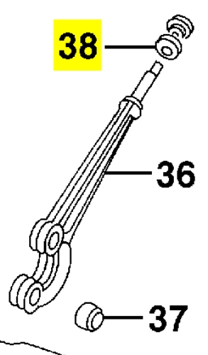Bloco silencioso radial de braço oscilante (de suspensão dianteira) Blue Print ADJ138036 preço, a partir de 4,89 USD