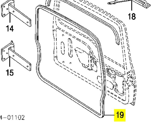 CKE101000 Land Rover Compactador de porta-malas (de 3ª/5ª porta traseira)