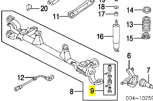 K68004085AA Chrysler Suporte esférico inferior + superior, kit