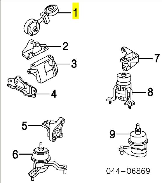 Coxim (suporte) direito superior de motor Toyota 123630H030 preço, a partir de 33,38 USD