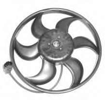 501523W5 Polcar Ventilador elétrico de esfriamento montado (motor + roda de aletas)
