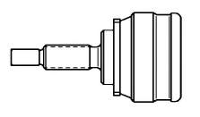 Compre 22310 GKN-Spidan Junta homocinética externa dianteira