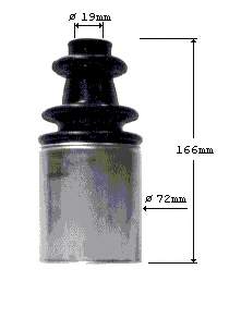 Bota de proteção interna de junta homocinética do semieixo dianteiro Metalcaucho 01556 preço, a partir de 12,56 USD