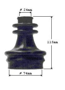 23090 GKN-Spidan Bota de proteção interna de junta homocinética do semieixo dianteiro