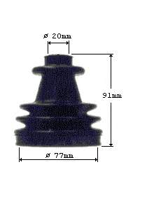 Bota de proteção externa de junta homocinética do semieixo dianteiro Metalcaucho 01710 preço, a partir de 5,52 USD