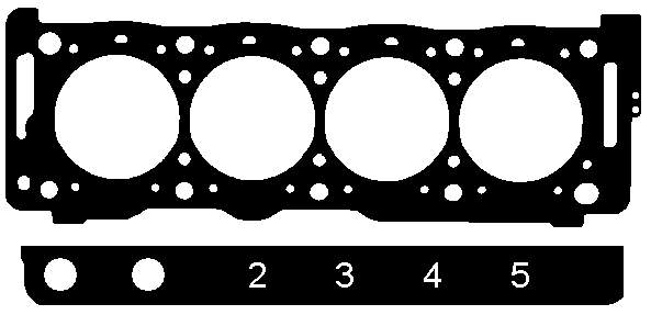 147001 Elring Vedante de cabeça de motor (CBC)