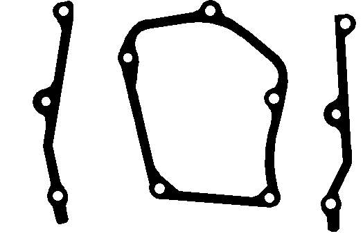 153135601 Victor Reinz Vedante de tampa dianteira de motor, kit