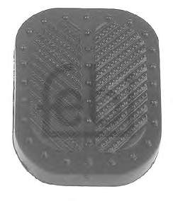 Placa sobreposta de pedal de embraiagem 00411 Metalcaucho