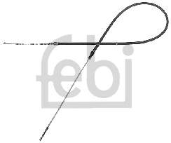 14236 Febi Cabo traseiro direito/esquerdo do freio de estacionamento
