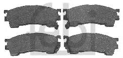 16198 Febi Sapatas do freio dianteiras de disco