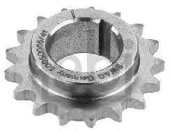  Engrenagem de cadeia da roda dentada de acionamento de cambota de motor Ford Ka hatchback (RBT) (1996 - 2008) 