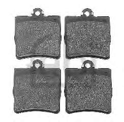 Sapatas do freio traseiras de disco Mercedes 0044201720 preço, a partir de 13,36 USD