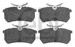 Sapatas do freio traseiras de disco 8DB355018411 HELLA