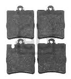 Compre A0024205220 Mercedes Sapatas do freio traseiras de disco