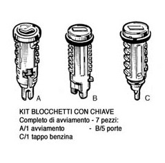 Cilindros de fecho, kit Citroen Jumper  230L