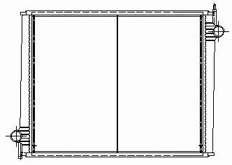 Radiador de esfriamento de motor Nissens 64068A preço, a partir de 375,41 USD