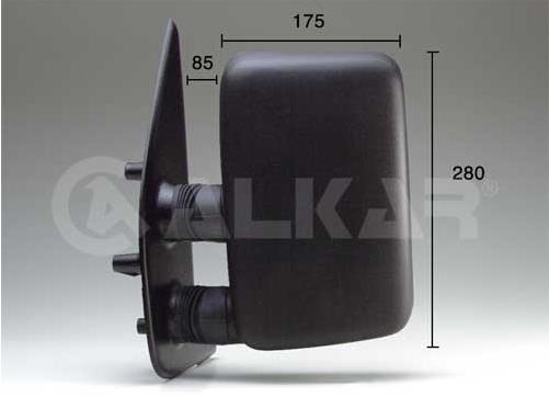 Espelho de retrovisão direito Alkar 9251961 preço, a partir de 88,42 USD