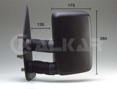 Espelho de retrovisão esquerdo Alkar 9252961 preço, a partir de 106,57 USD