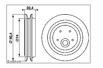 Rolo parasita da correia de transmissão VAG 074145251B preço, a partir de 35,68 USD