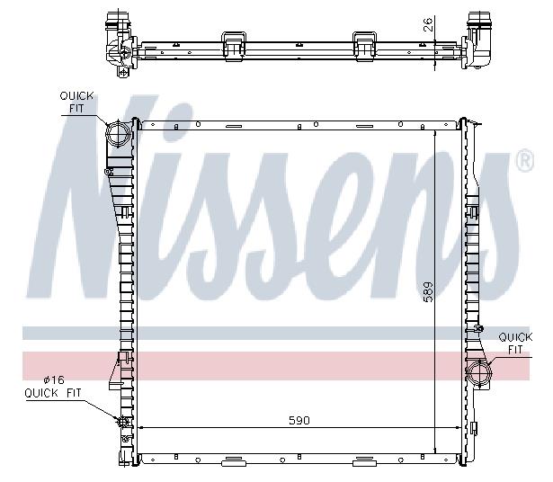 Radiador de esfriamento de motor BMW 1439103 preço, a partir de 134,50 USD