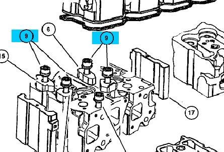 04720235AD Chrysler Parafuso de cabeça de motor (CBC)