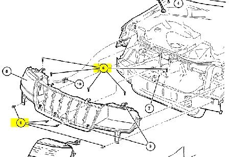6503259 Chrysler Parafuso (porca) de fixação