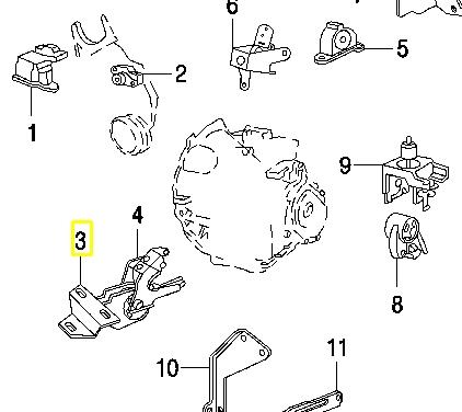 Coxim (suporte) dianteiro de motor Chrysler 04861295AB preço, a partir de 45,17 USD