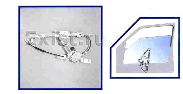 7700834347 Renault (RVI) Mecanismo de acionamento de vidro da porta dianteira esquerda